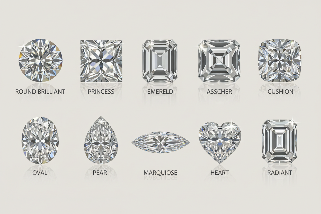 Gemstone Diamond cut comparison