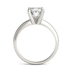 14K White Gold 2.00 CTW Oval Lab-Grown Diamond Solitaire Engagement Ring – G-VS
