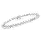 1/2 CTW Diamond Miracle-Set Tennis Bracelet in 925 Sterling Silver (I–J Color, I3 Clarity) – 7"