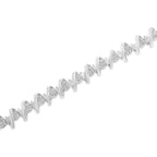 1/2 CTW Diamond Miracle-Set Tennis Bracelet in 925 Sterling Silver (I–J Color, I3 Clarity) – 7"