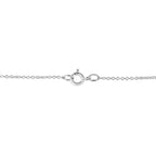 0.05 CTW Pavé Diamond Kite Pendant Necklace in 925 Sterling Silver (I–J Color, I1–I2 Clarity)